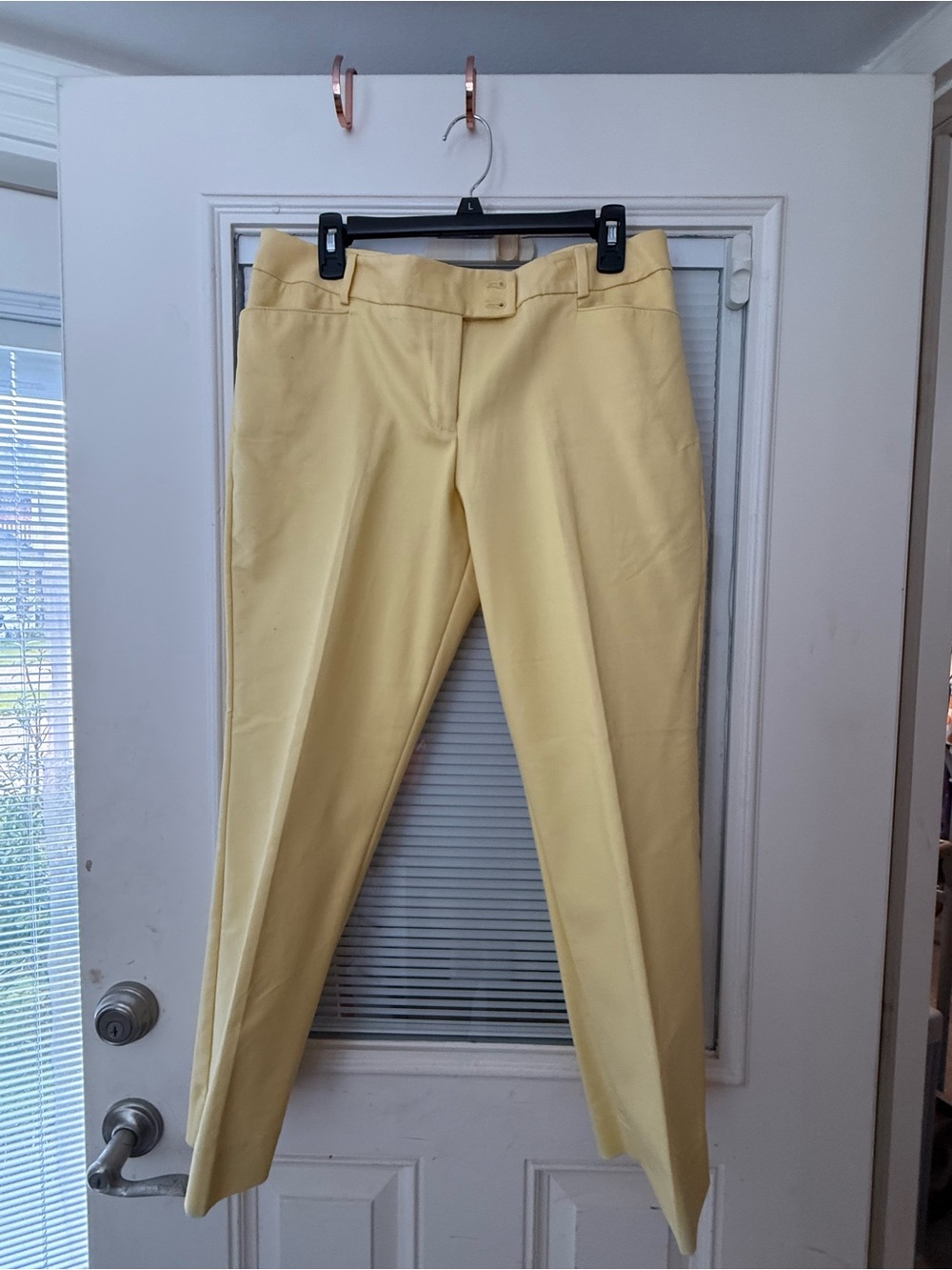 The Limited Yellow Tailored Dress Trousers